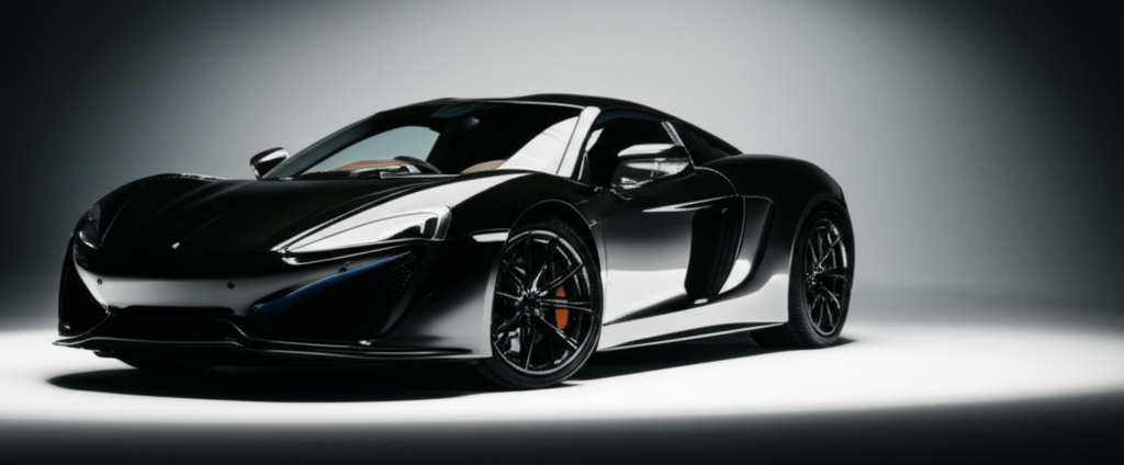 Luxury car showroom